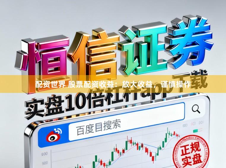 配资世界 股票配资收益：放大收益，谨慎操作