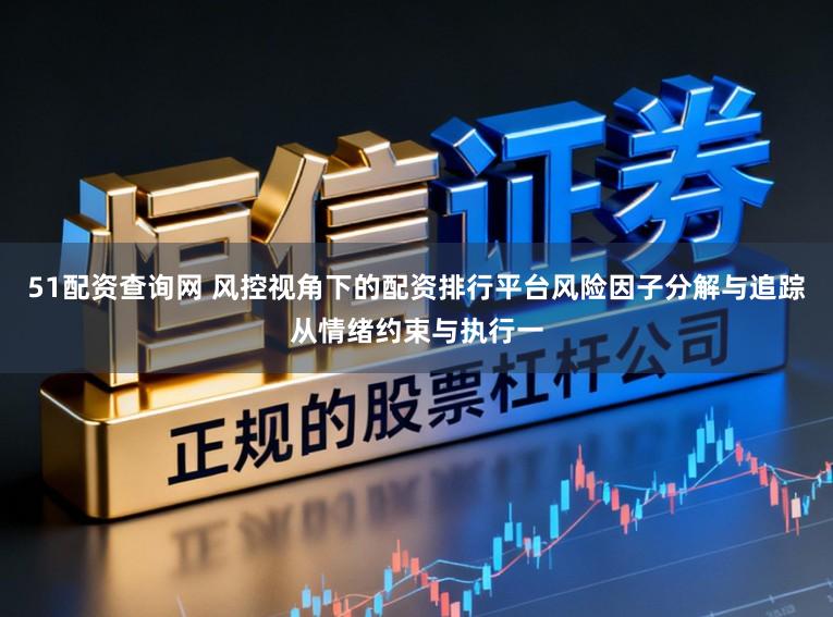 51配资查询网 风控视角下的配资排行平台风险因子分解与追踪从情绪约束与执行一
