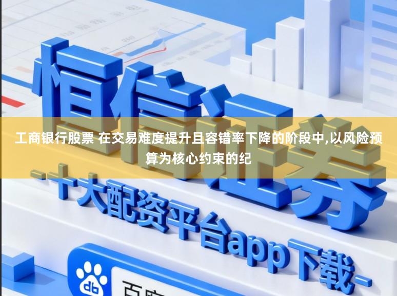 工商银行股票 在交易难度提升且容错率下降的阶段中,以风险预算为核心约束的纪